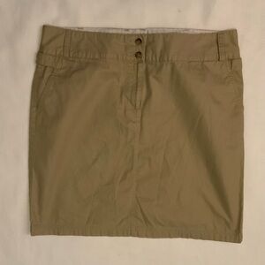 Lands' End Khaki Skirt‎